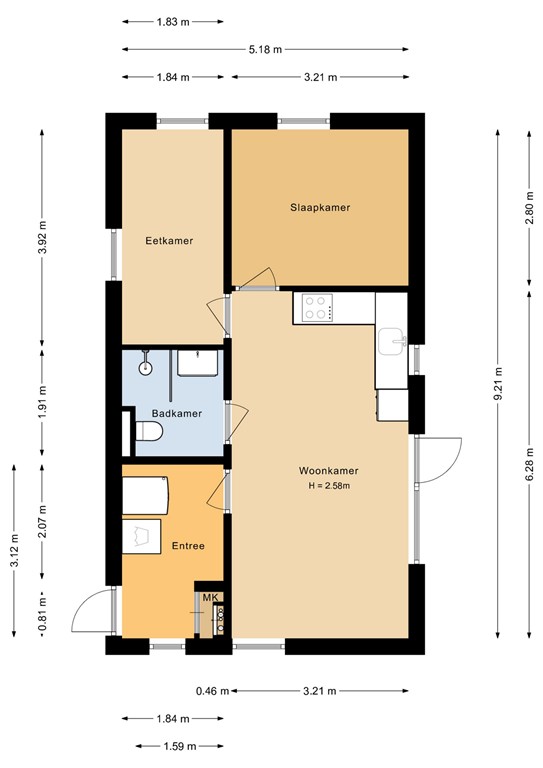 mediumsize floorplan