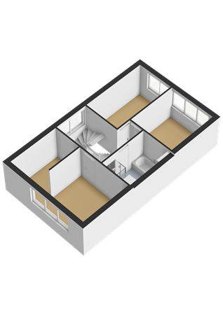 Floorplan - Woldbergstraat 1, 1333 ZS Almere