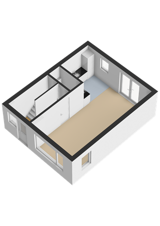 Floorplan - Venuslaan 58, 1601 RM Enkhuizen