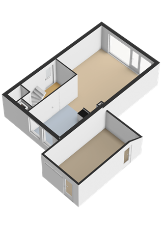 Floorplan - Grasmeent 14, 1357 JB Almere