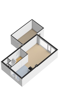 Floorplan - Grasmeent 14, 1357 JB Almere