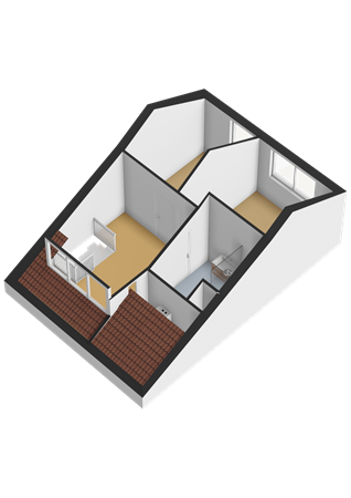 Floorplan - Grasmeent 14, 1357 JB Almere
