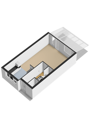 Floorplan - Parkwijklaan 87, 1326 DR Almere