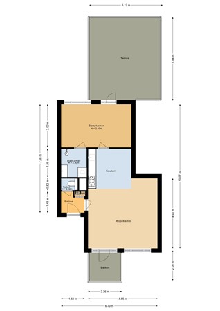 Floorplan - Kloet 30, 1602 EN Enkhuizen