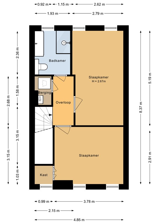 mediumsize floorplan