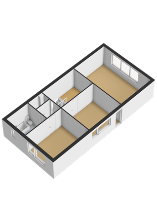 Floorplan - Benny Goodmanstraat 5, 1311 PT Almere
