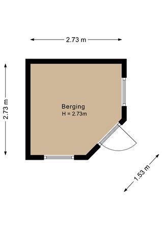 Floorplan - Benny Goodmanstraat 5, 1311 PT Almere
