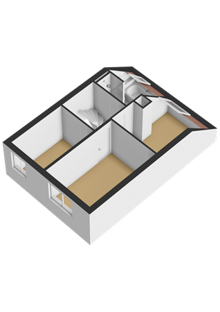 Floorplan - Bergmolenstraat 9, 1333 AA Almere
