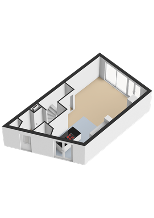 Floorplan - Dick Bosstraat 177, 1336 CZ Almere