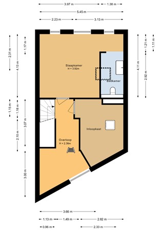 Floorplan - Dick Bosstraat 177, 1336 CZ Almere
