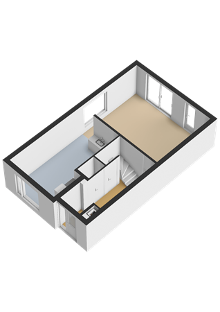 Floorplan - Helmstok 33, 1319 CK Almere