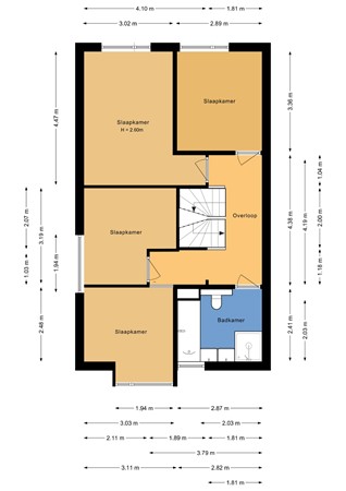 Floorplan - Helmstok 33, 1319 CK Almere