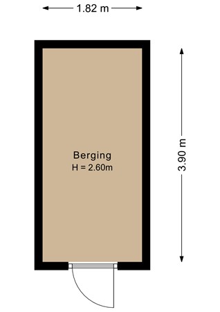 Floorplan - Helmstok 33, 1319 CK Almere