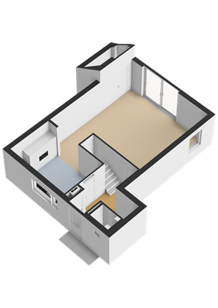Floorplan - Schönbergweg 31, 1323 GR Almere