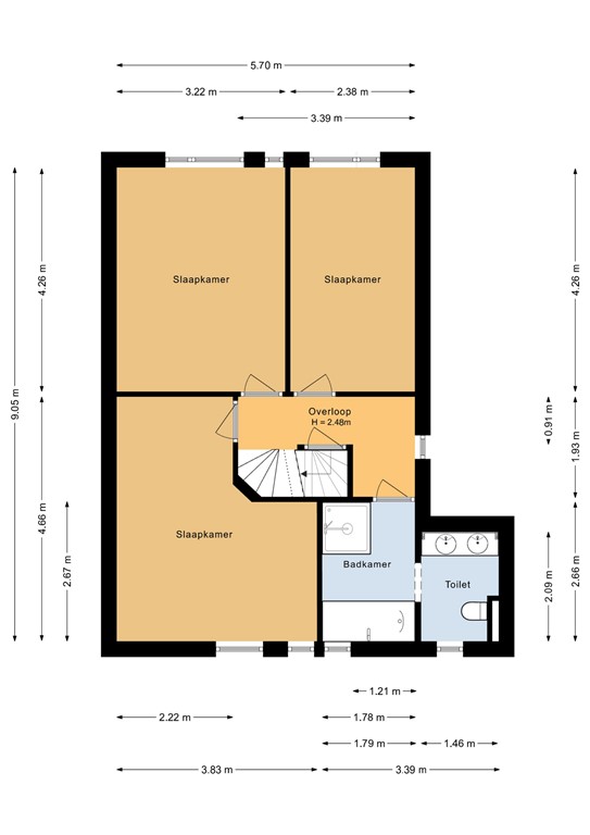 mediumsize floorplan