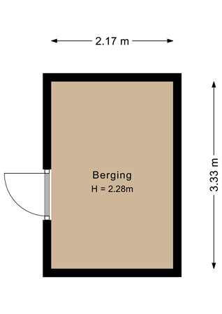 Floorplan - Schönbergweg 31, 1323 GR Almere