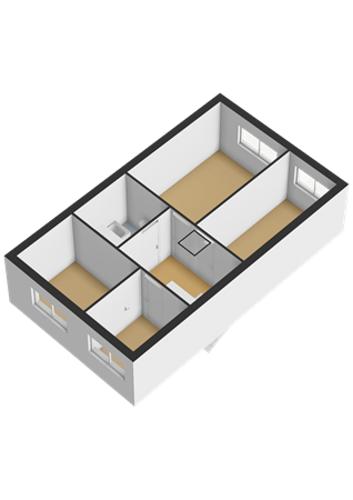 Floorplan - Raoul Dufystraat 7, 1328 PE Almere