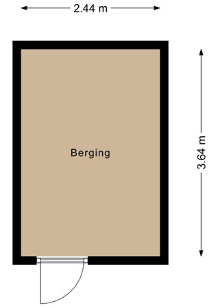 Floorplan - Raoul Dufystraat 7, 1328 PE Almere