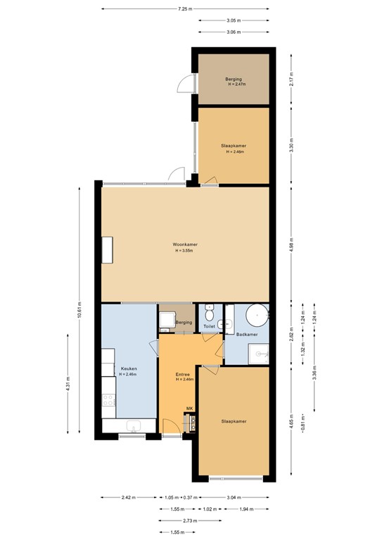 mediumsize floorplan