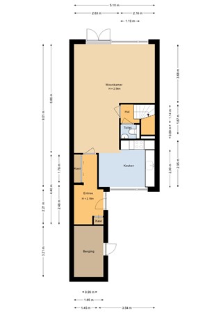 Floorplan - Schapenmeent 146, 1357 GM Almere