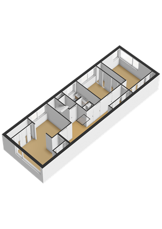 Floorplan - Ommelandvaart 22, 1335 SG Almere