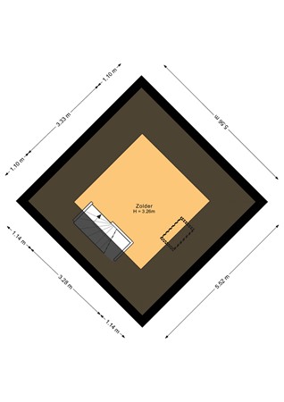 Floorplan - Klaterbos 16, 2134 JE Hoofddorp