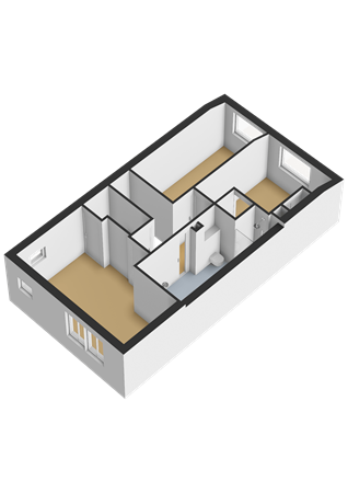 Floorplan - Fugaplantsoen 7, 1312 SH Almere