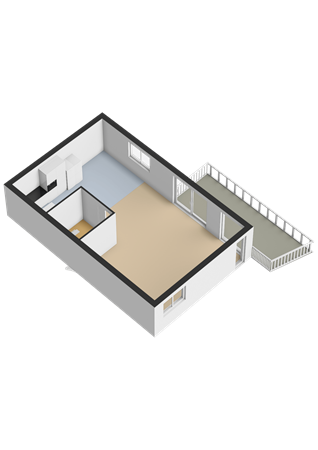 Floorplan - Poëziestraat 376, 1321 DP Almere