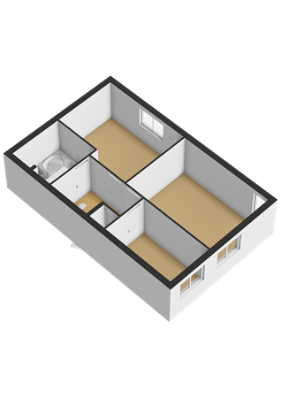 Floorplan - Poëziestraat 376, 1321 DP Almere