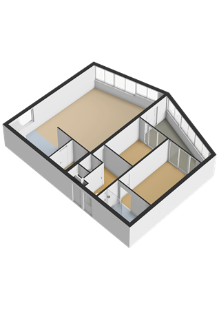 Floorplan - Boomgaardweg 37, 1326 CT Almere