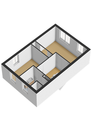 Floorplan - Gustav Hertzstraat 36, 1341 BN Almere