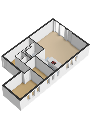 Floorplan - Amerigo Vespucciweg 32, 1363 KJ Almere