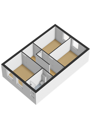 Floorplan - Elvis Presleystraat 48, 1311 HS Almere