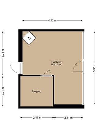 Floorplan - Het Penseel 30, 8253 ZE Dronten