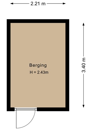 Floorplan - Grote Brekkenstraat 21, 1317 BS Almere