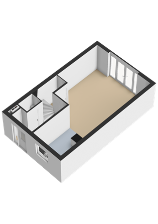 Floorplan - Mazureplantsoen 13, 1336 CV Almere