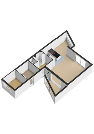 Floorplan - Esdoornplantsoen 32, 1326 BX Almere