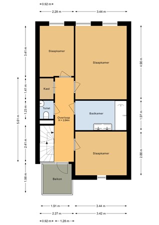 Medium property photo - Hebridenstraat 70, 1339 SC Almere