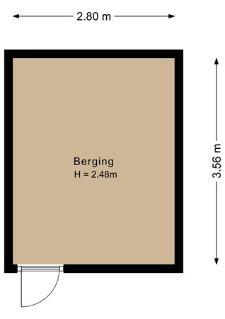 Floorplan - Hebridenstraat 70, 1339 SC Almere