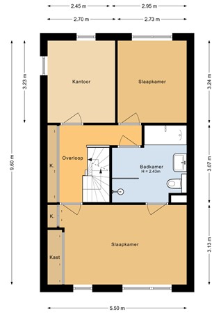 Floorplan - Breckelenkampstraat 27, 1333 SK Almere