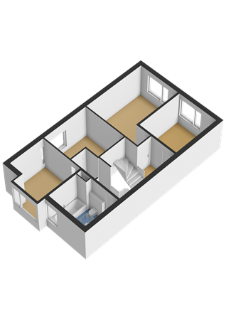 Floorplan - Helmstok 33, 1319 CK Almere
