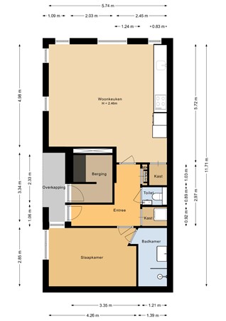 Floorplan - Douwe Brouwerweg 47, 1602 MK Enkhuizen