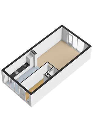 Floorplan - Lanzarotestraat 54, 1339 VB Almere