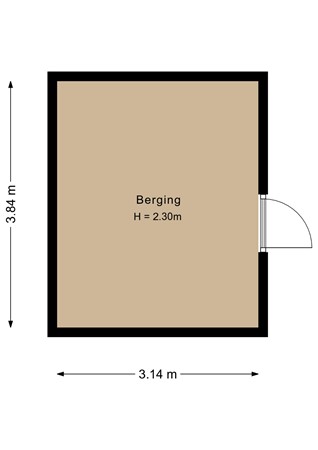 Floorplan - Lanzarotestraat 54, 1339 VB Almere