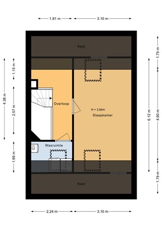 Floorplan - Het Penseel 30, 8253 ZE Dronten