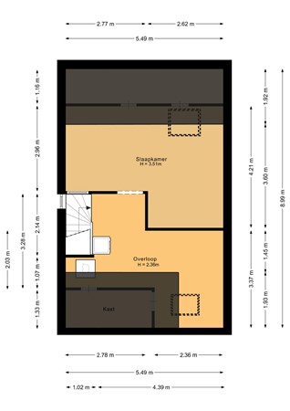 Floorplan - Esdoornplantsoen 116, 1326 CA Almere