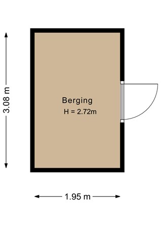 Floorplan - Robert Hofstadterstraat 7, 1341 ED Almere