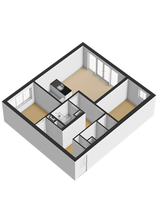 Floorplan - Francisco Pizarrostraat 54, 1363 KK Almere