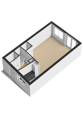 Floorplan - Adriaan Van Ostadestraat 42, 1318 LM Almere