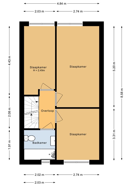 mediumsize floorplan